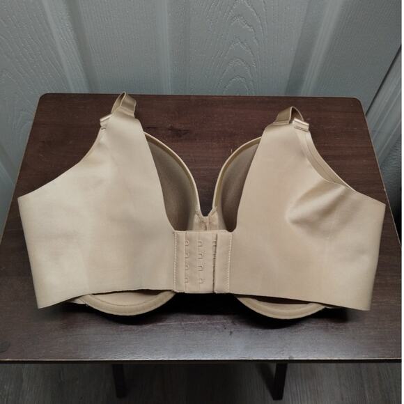 Soma Women's Size 38DDD Beige Vanishing Back Full Coverage Underwire Bra - Picture 3 of 5
